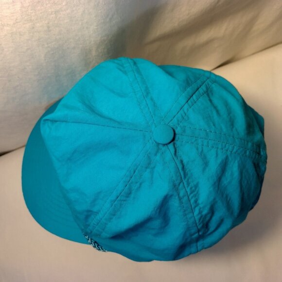 Vintage Brooklyn Freightliner Cap Hat Turquoise Blue Nylon Otto Cap Strap Back - Picture 5 of 14
